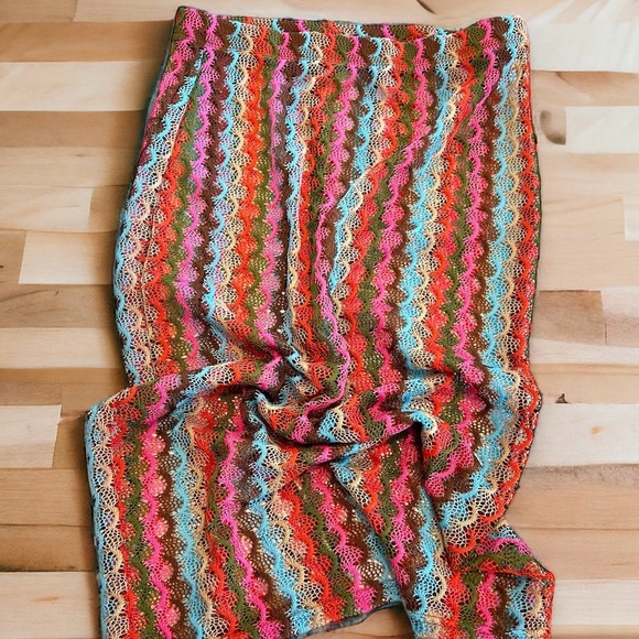 Sheer skirt. Trending. Colorful. Screams summer!! - Picture 11 of 15